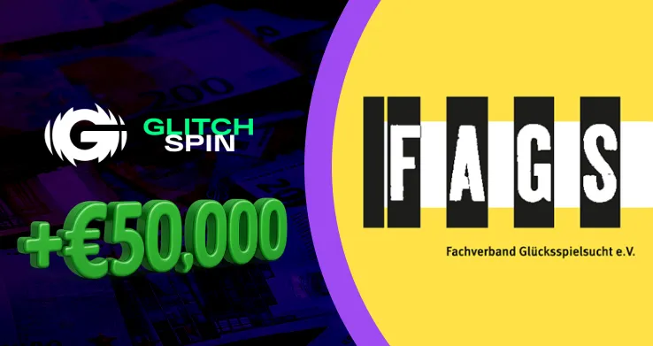 GlitchSpin spendet 50.000 € zur Vorbeugung von Spielsucht in Deutschland