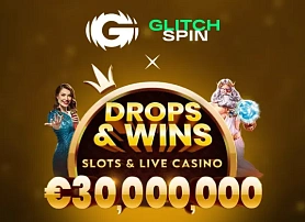 GlitchSpin Join Drops & Wins: 30.000.000 € jährlicher Preispool!